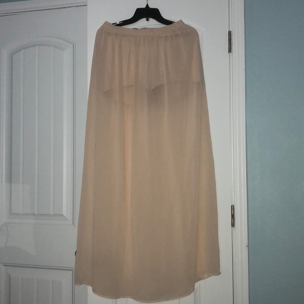 Bebe skort maxi skirt with shorts